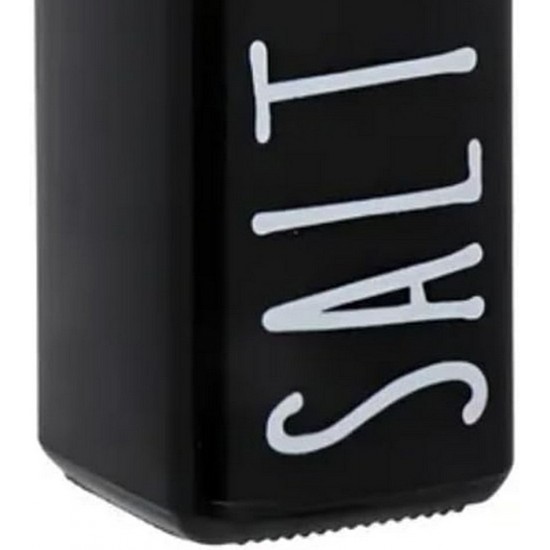 Saleiro 80ml Preto Manhattan em Vidro e Inox Hauskraft
